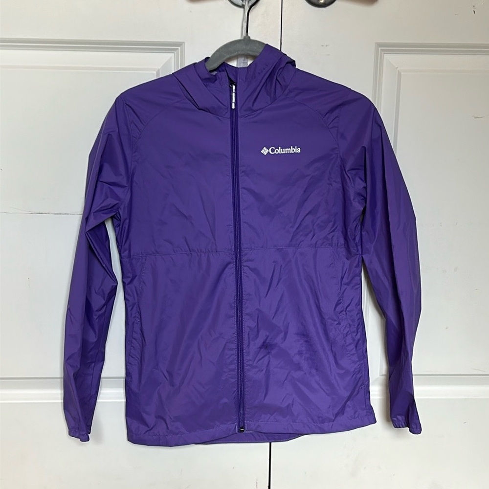 Columbia Girls' Switchback II Rain Jacket, Paisley Purple, Girls Large